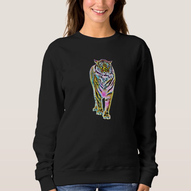 Tiger Motif  3 Sweatshirt (Vorderseite)