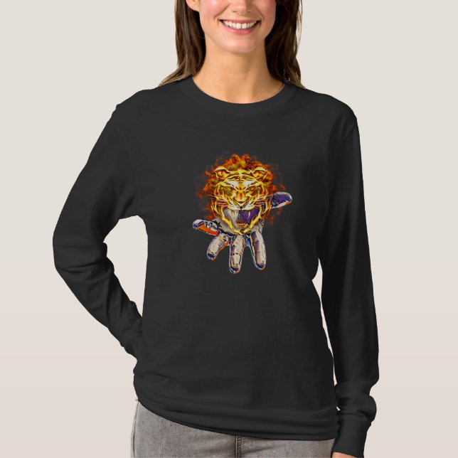 Tiger Motif T-Shirt (Vorderseite)
