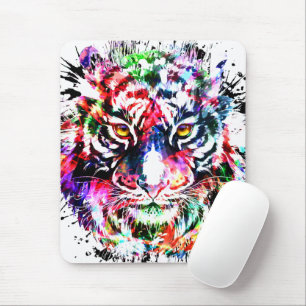 Tiger Mousepad Farbenfrohe Tiger Mouse Pad