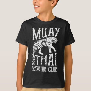 Tiger Muay Thai Kickbox-Club MMA-Trainingsgeschenk T-Shirt
