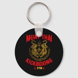 Tiger Muay Thai Kickboxing Gym Mixed Martial Arts Schlüsselanhänger