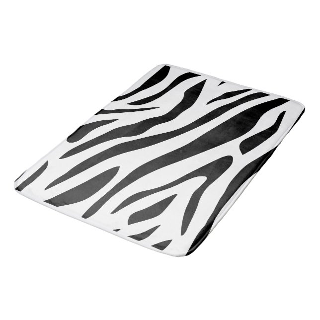 Tiger-Muster als Vektor Badematte (Schrägansicht)