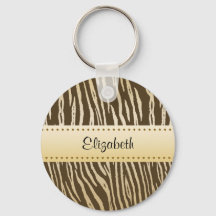 Tiger Muster Eleganbraun Gold Tierstreifen