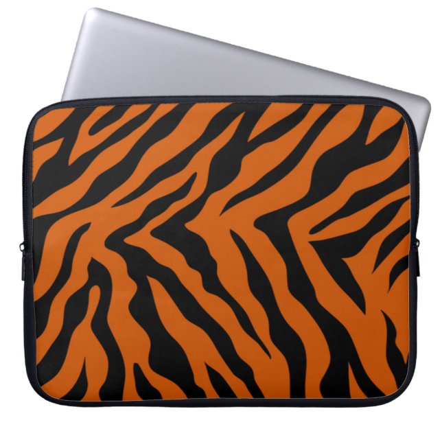 Tiger-Muster-Laptop-Hülse Laptopschutzhülle (Vorderseite)