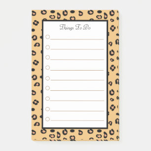 Tiger-Muster Personalisierte Dinge zu tun Post-it Klebezettel