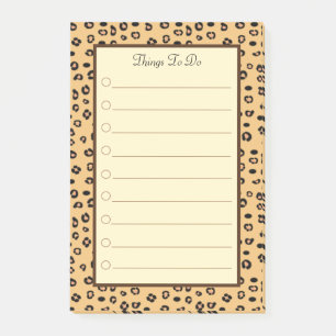 Tiger-Muster-Personalisierte Dinge zu tun Post-it Klebezettel