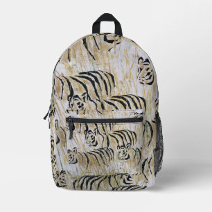 Tiger Muster Tiger Print Bedruckter Rucksack