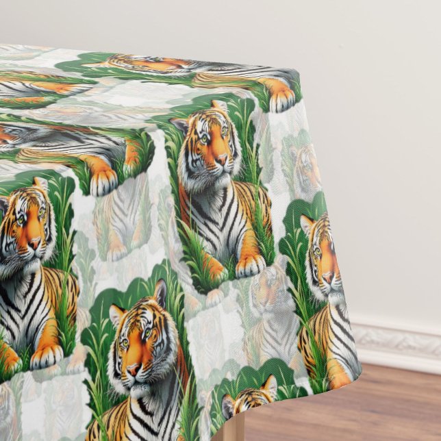 Tiger-Muster Tischdecke (Von Creator hochgeladen)
