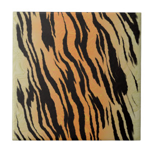 Tiger nahtloser Muster Textur Hintergrund Fliese