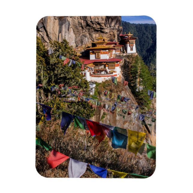 Tiger-Nest-Kloster, Bhutan Magnet (Vertikal)