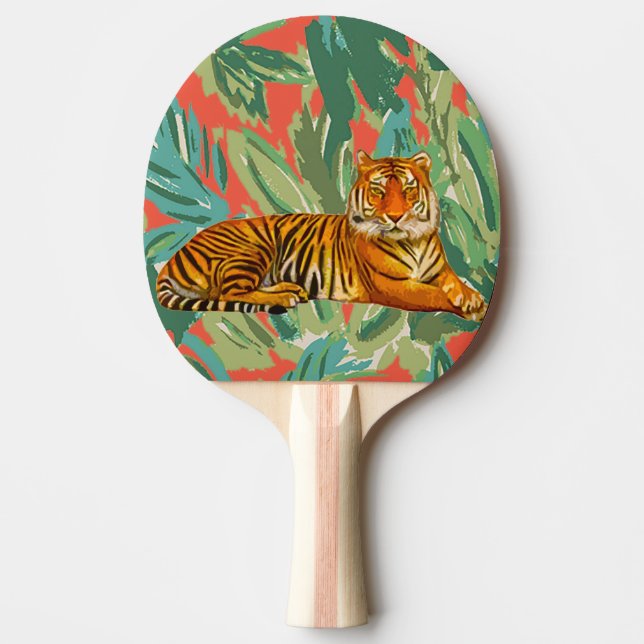 Tiger Nights Tischtennis Schläger (Vorderseite)