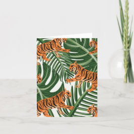 Tiger Notecard Dankeskarte