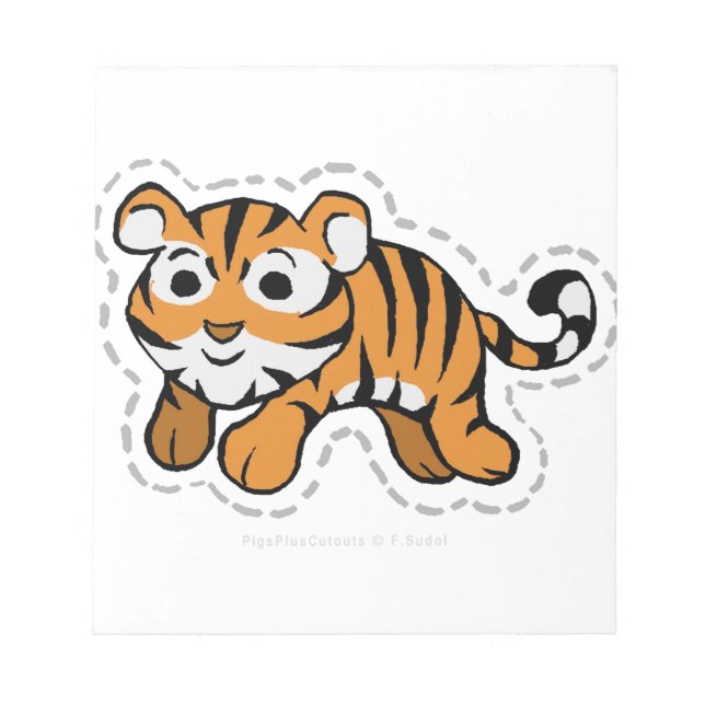 TIGER NOTIZBLOCK (Vorderseite)