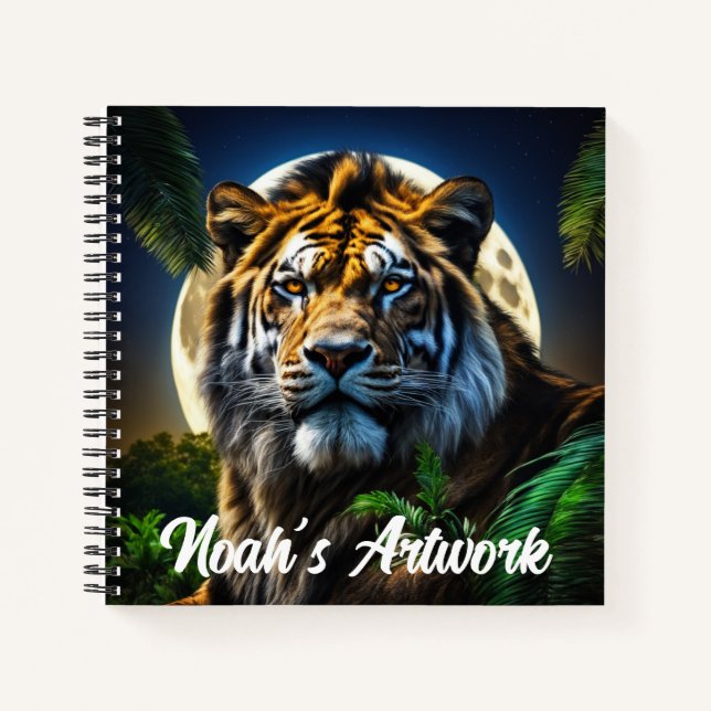 Tiger Notizbuch (Vorderseite)