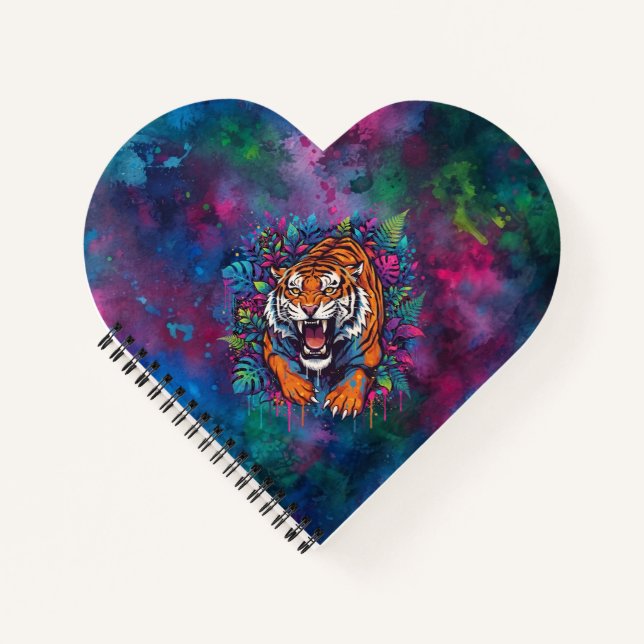 Tiger Notizbuch (Vorderseite)