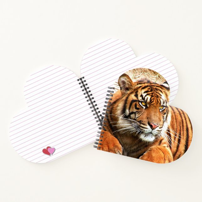 Tiger Notizbuch (Innenseite)