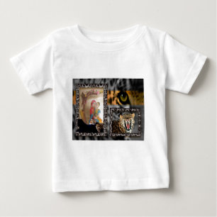 Tiger & Paar Kunstprint Baby T-shirt