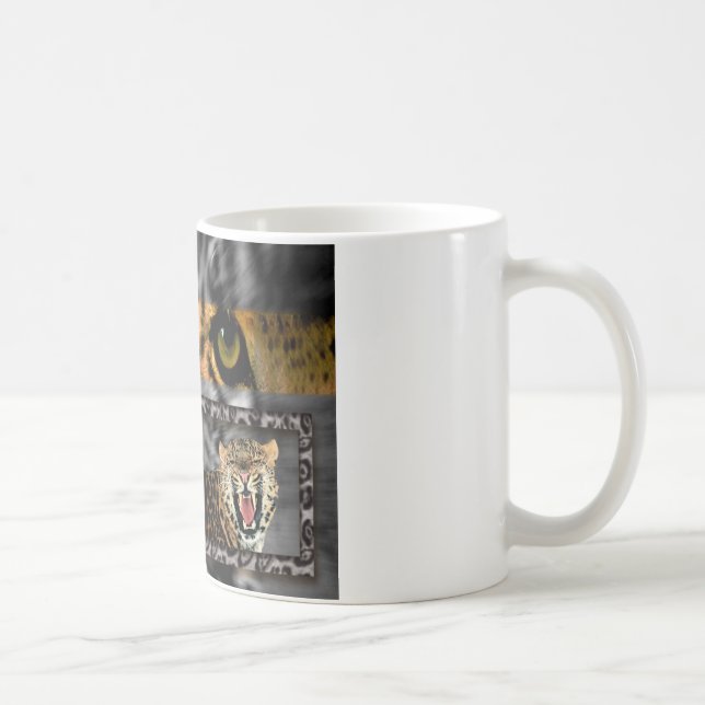Tiger & Paar Kunstprint Kaffeetasse (Rechts)