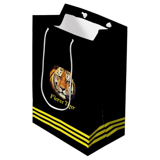 Tiger：Paper Bag Mittlere Geschenktüte (Vorderseite Schrägansicht)