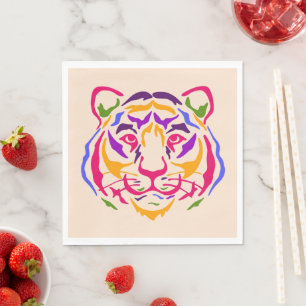 Tiger Paper Napkin Serviette