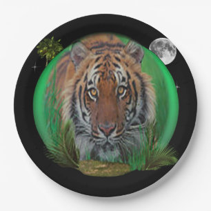 Tiger Pappteller