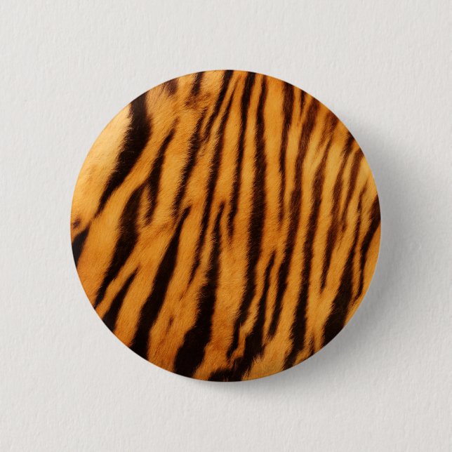 Tiger-Pelz-Haut-Druck-Muster Button (Vorderseite)