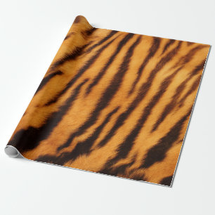 Tiger-Pelz-Haut-Druck-Muster Geschenkpapier
