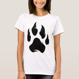 Tiger-Pfoten-T-Shirt – Grafik-Tee mit Wildtier-Fuß T-Shirt