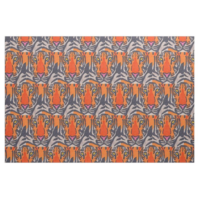 Tiger - Pima-Baumwollstoff Stoff (Fat Quarter (45,7 x 55,9 cm))