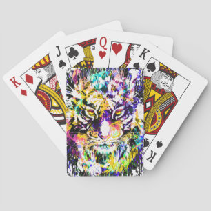 Tiger Playing Cards - farbenfrohe Tiger Cards Spielkarten