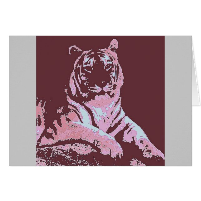 Tiger Pop Art (Vorderseite (Horizontal))