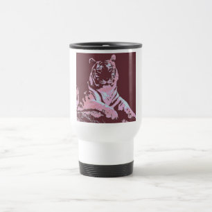 Tiger Pop Art Reisebecher
