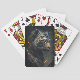 Tiger Portrait Art Collection Spielkarten