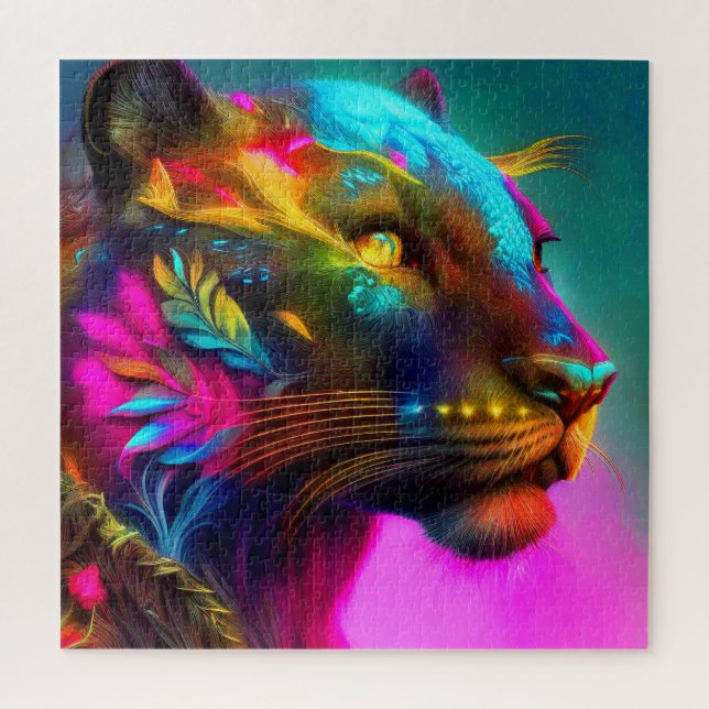 Tiger Portrait Painting (Vertikal)