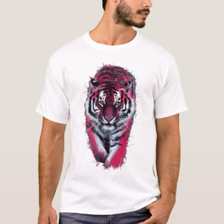 Tiger-Porträt, Tier-Grafik-T-Shirt T-Shirt