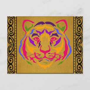 Tiger Postcard Postkarte