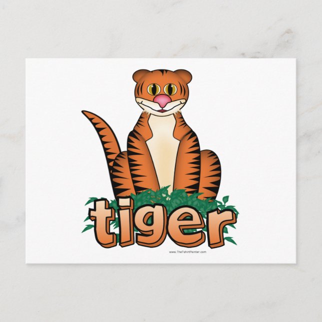 TIGER! POSTKARTE (Vorderseite)