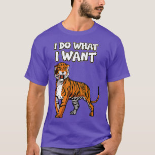 Tiger Predator Animal Wildlife I mach was ich Gewo T-Shirt