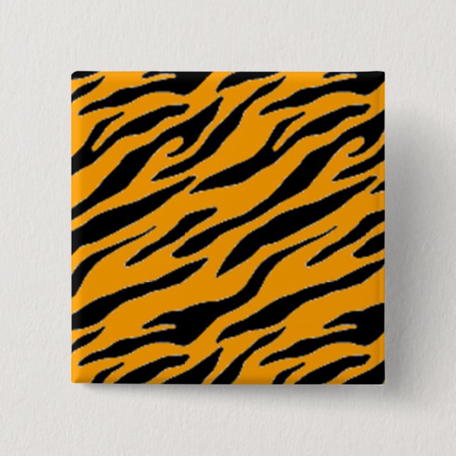 Tiger Print Button (Vorderseite)
