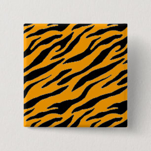 Tiger Print Button