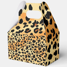 Tiger Print-Geschenkboxen mit Handles Geschenkschachtel