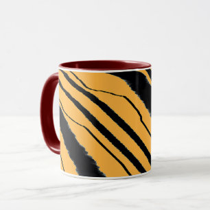 Tiger Print Marine Kombi Tasse