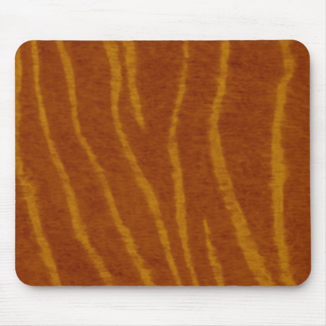Tiger Print Pattern Mouse Pad Mousepad (Vorne)