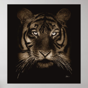 Tiger Print Poster