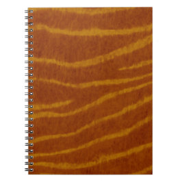 Tiger Print Spiral Notebook Notizblock