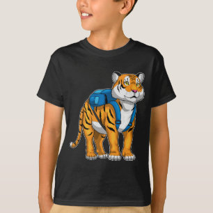 Tiger Pupille Backpack School T-Shirt
