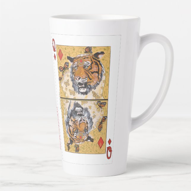 Tiger Queen Tall Latte Tasse (Rechts)