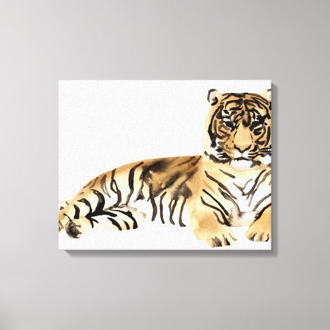 Tiger-Riegel Leinwanddruck (Vorderseite)