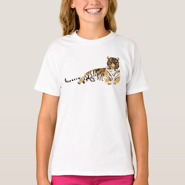 Tiger-Riegel T-Shirt (Vorderseite)