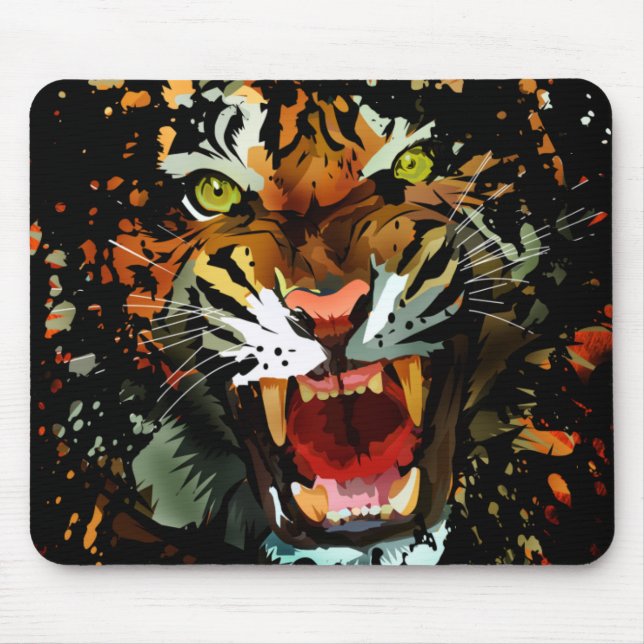 Tiger Roar 2 Mousepad (Vorne)